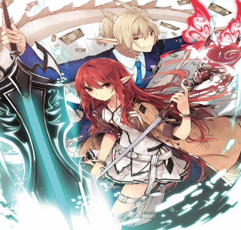 Red-haired Elf Warrior — Red, Dramatic
