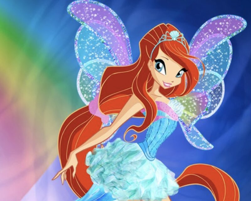 Red-haired Fairy Character — Blue