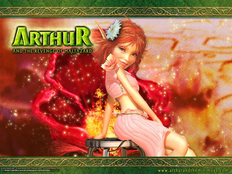 Red-haired Fairy Character — Green