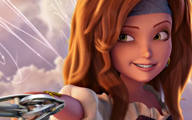 Red-haired Fairy Character — Orange