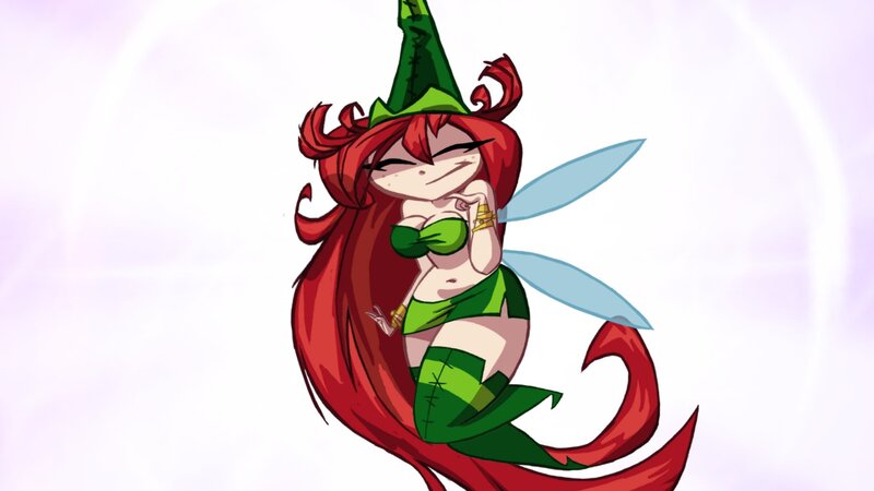 red-haired fairy character