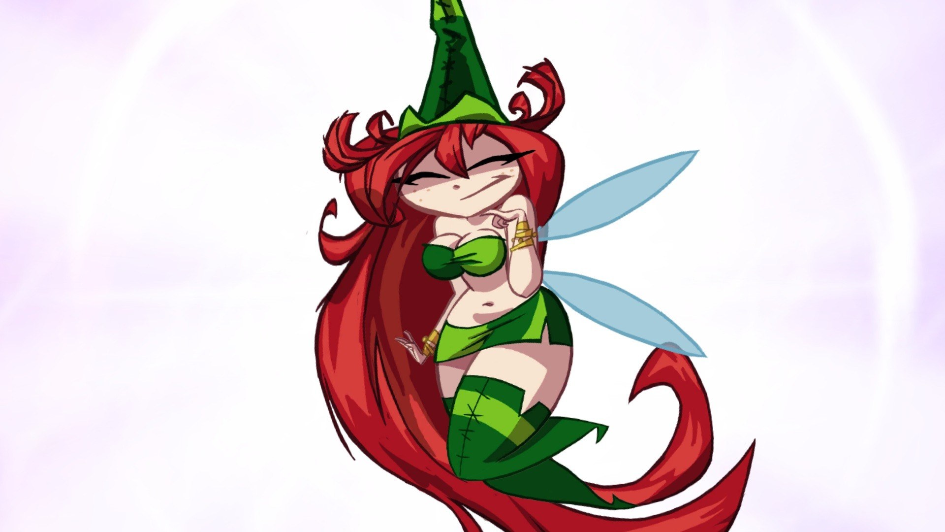 red-haired fairy character