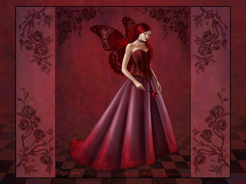 Red-haired Fairy in Gown