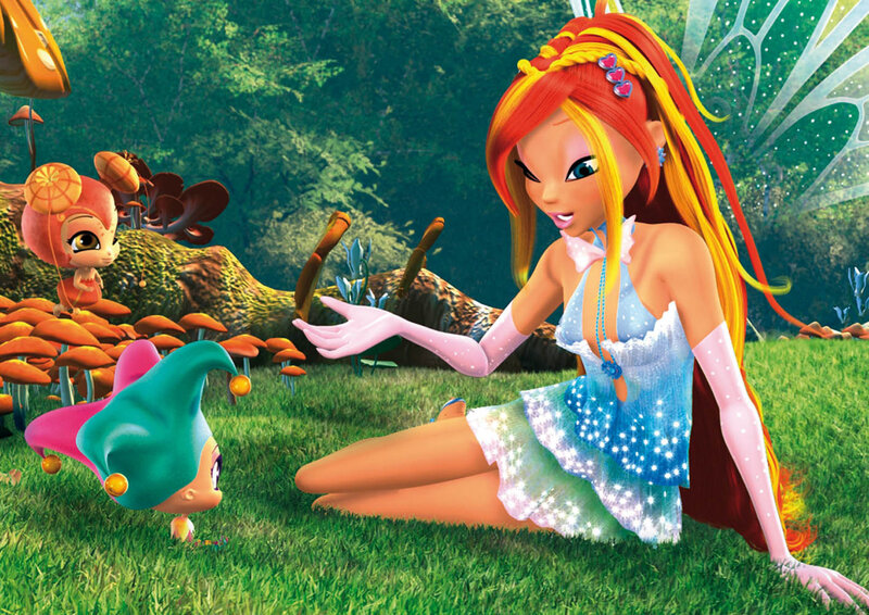 Red-haired Fairy with Creatures