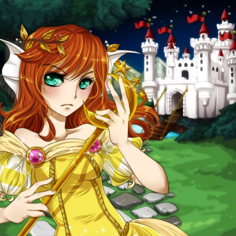 Red-haired Fairy with Staff