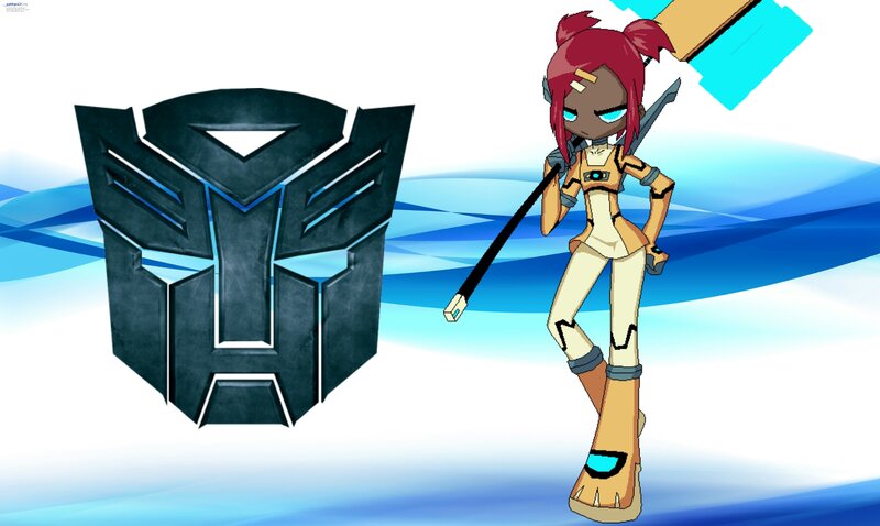 Red-haired Female Character — Blue, Dynamic