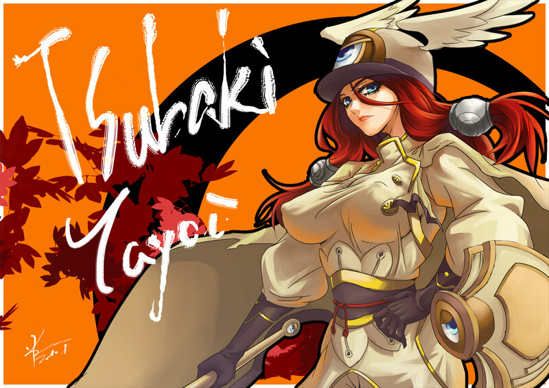 Red-haired Female Character — Orange