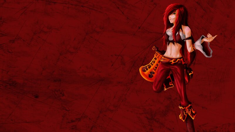 Red-haired Female Character — Red, Dramatic