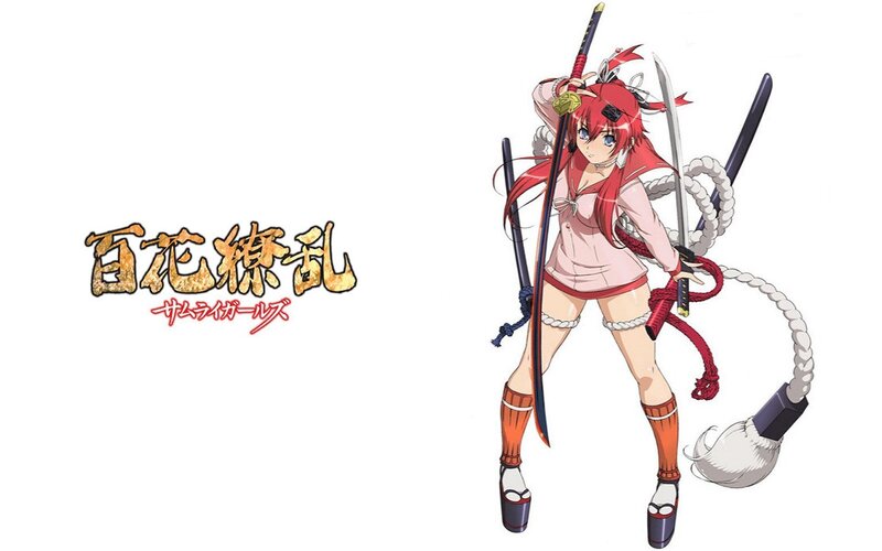 Red-haired Female Warrior — Red, Confident