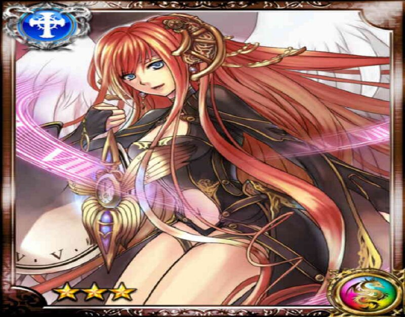 Red-haired Female Warrior — Red, Dramatic, Anime, Sword, Wings