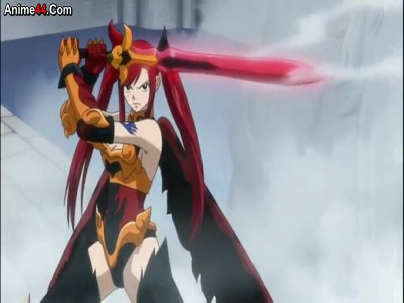 Red-haired Female Warrior — Red, Dramatic, Anime