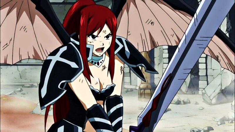 Red-haired Female Warrior — Red, Intense