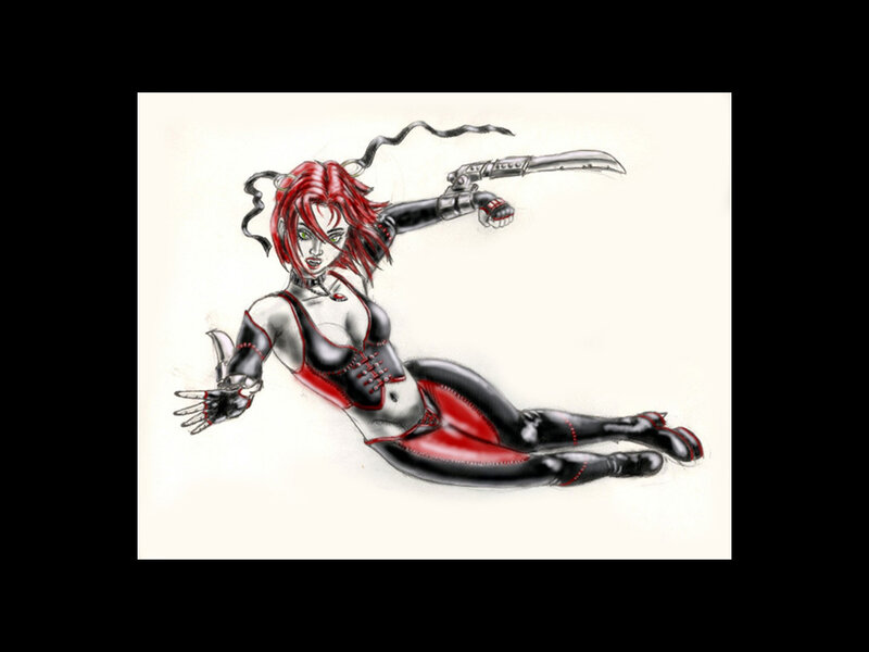 Red-haired Female Warrior — Red