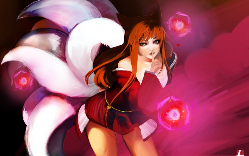 Red-haired Fox Girl — Red, Dramatic