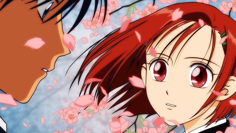 Red-haired Girl and Boy — Pink, Romantic