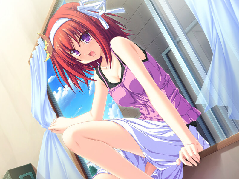 Red-haired Girl at Window