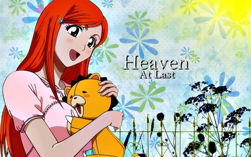 Red-haired Girl Holding Bear