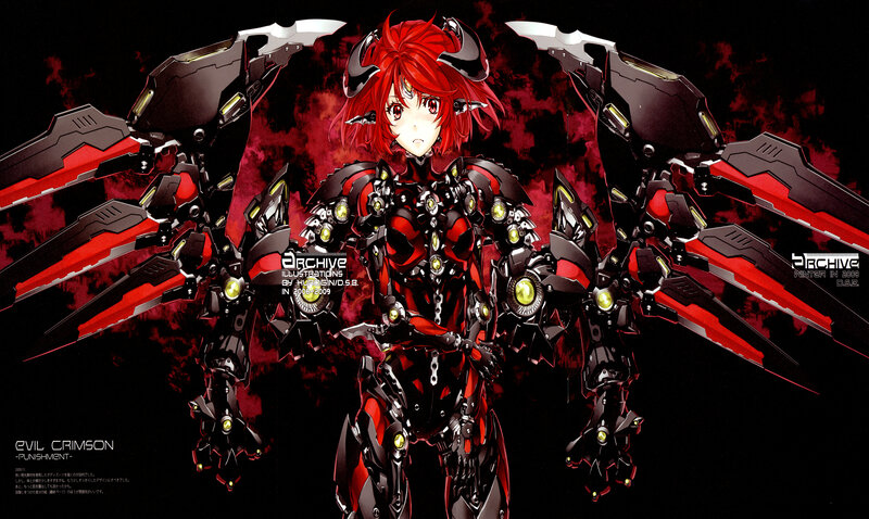 Red-haired Girl in Armor