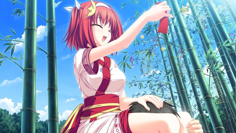 Red-haired Girl in Bamboo Grove