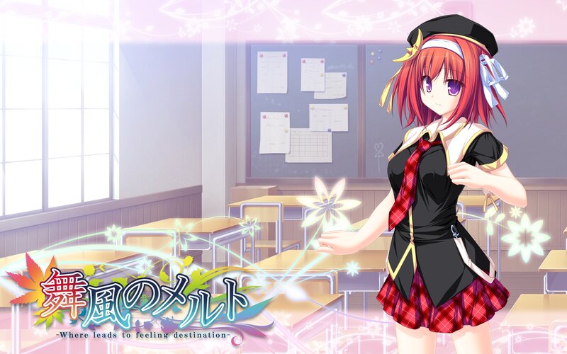 Red-haired Girl in Classroom — Pink
