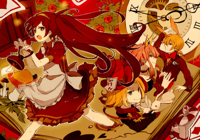Red-haired Girl in Dress — Red