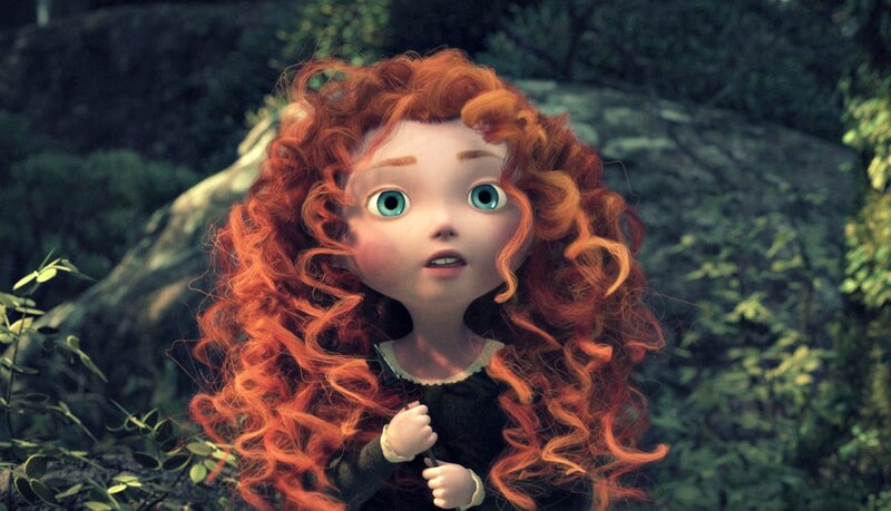 Red-haired Girl in Forest — Red, Natural