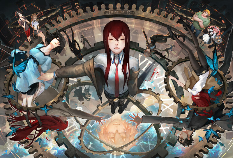 Red-haired Girl in Gear