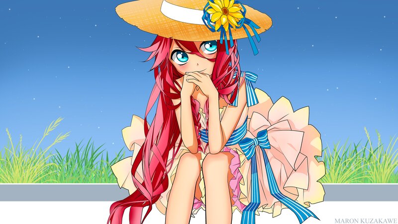 Red-haired Girl in Hat