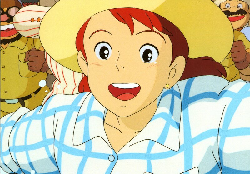 Red-haired Girl in Hat — Yellow
