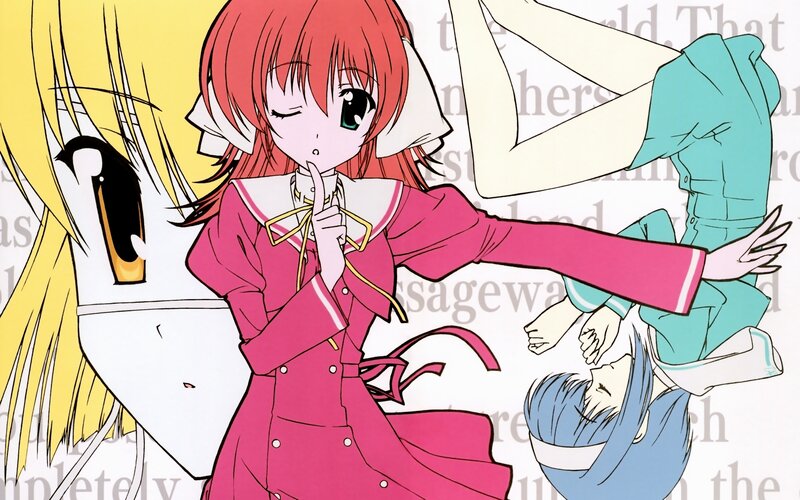 Red-haired Girl in Pink Dress — Playful