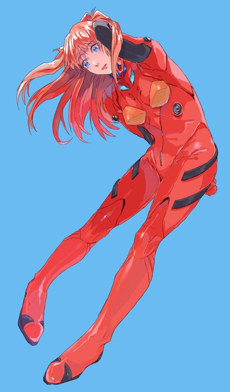 Red-haired Girl in Red Suit
