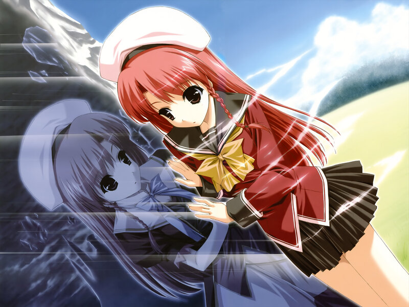 Red-haired Girl in Uniform — Red, Dramatic