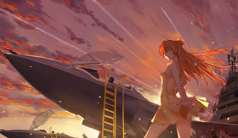 Red-haired Girl on Deck