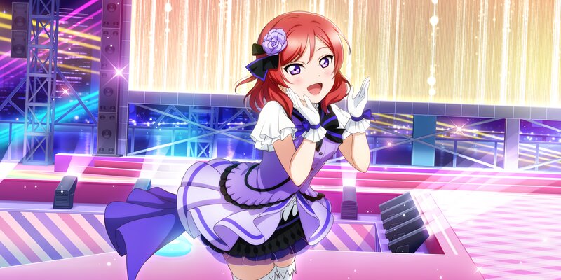 Red-haired Girl on Stage