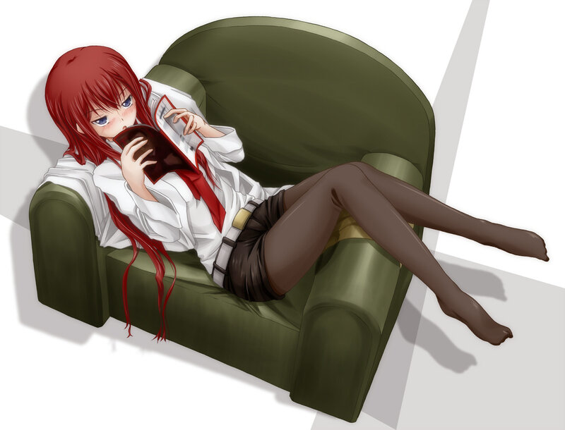 Red-haired Girl Reading