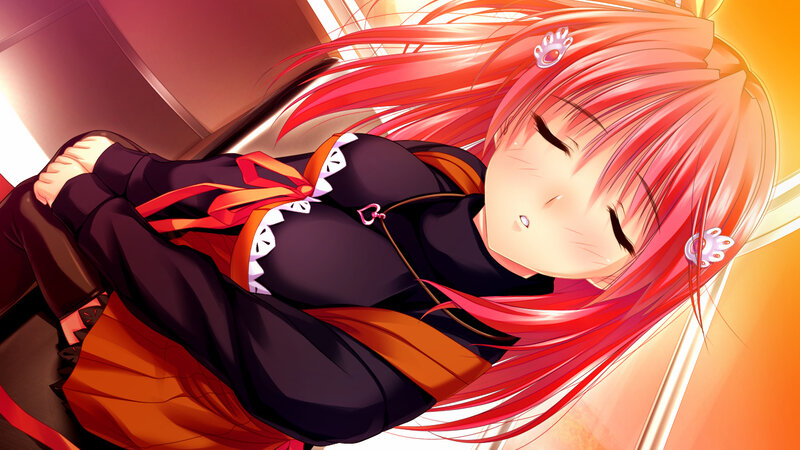 Red-haired Girl Sleeping — Red