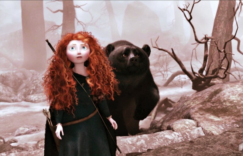 Red-haired Girl with Bear