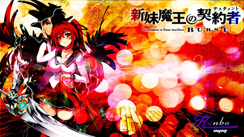 Red-haired Girl with Black Wings