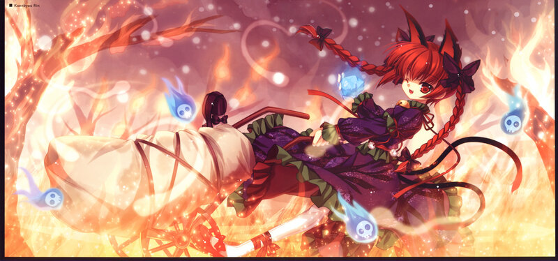 Red-haired Girl with Cat Ears — Red, Dramatic