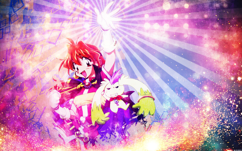 Red-haired Girl with Creature