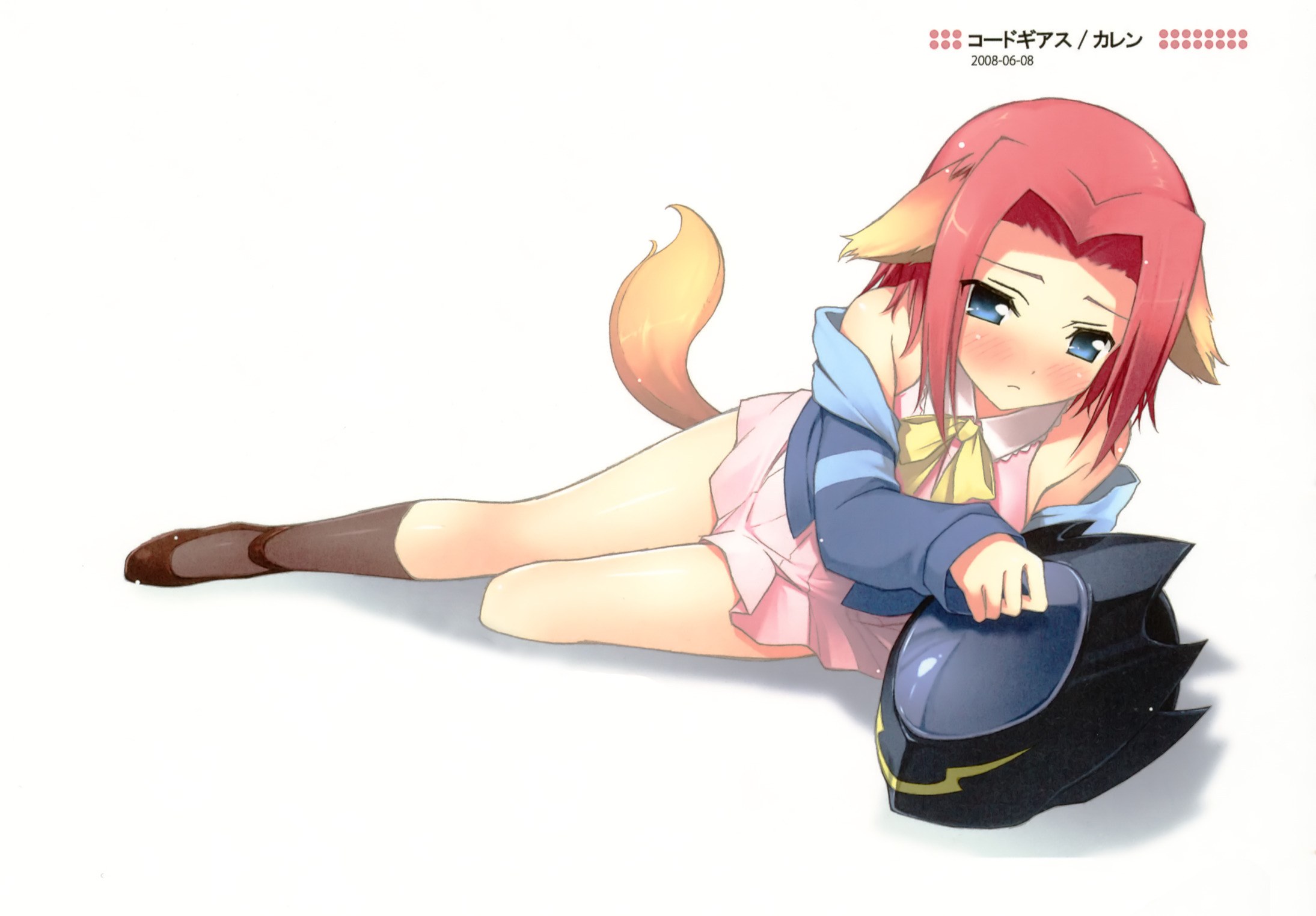 Red-haired girl with fox ears