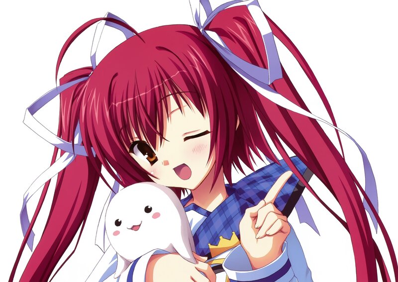 Red-haired Girl with Ghost
