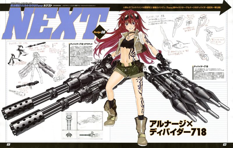 Red-haired Girl with Guns — Red, Dramatic