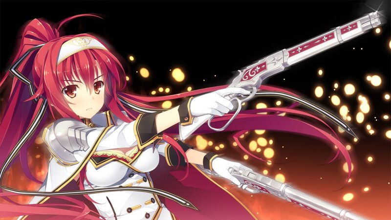 Red-haired Girl with Guns — Red
