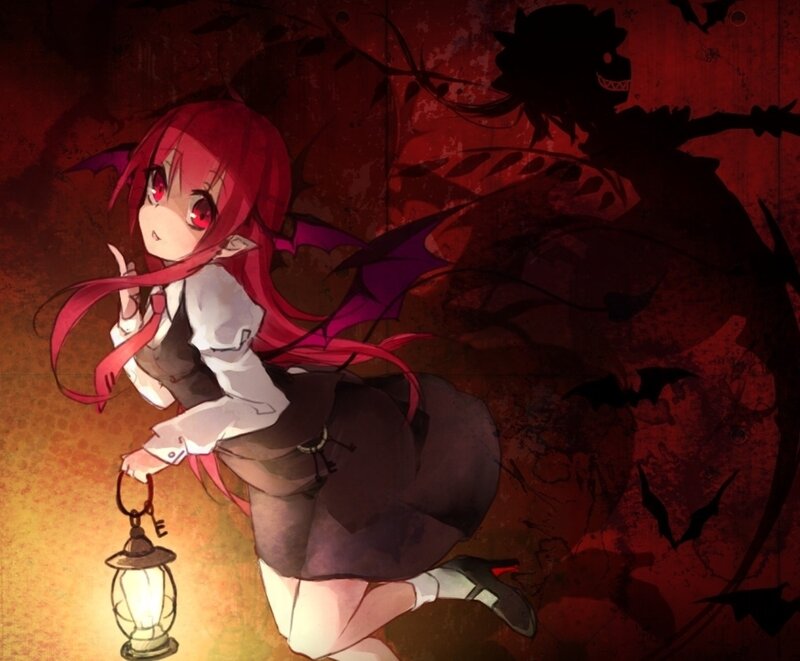 Red-haired Girl with Lantern
