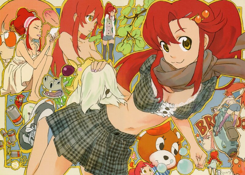 Red-haired Girl with Scarf