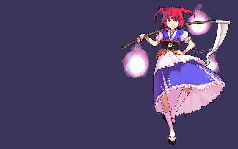 red-haired girl with staff