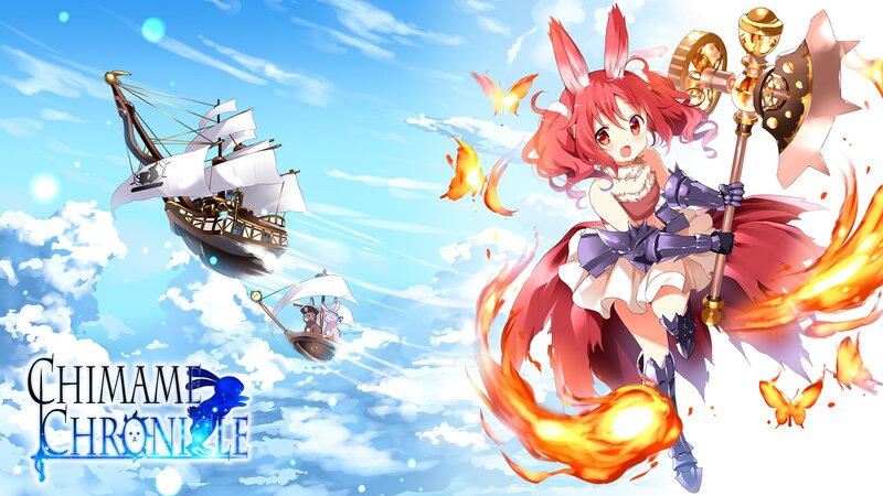 Red-haired Girl with Staff — Blue
