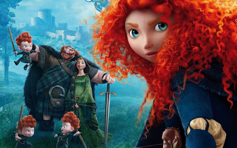 Red-haired Girl with Sword — Red, Adventurous, Afternoon