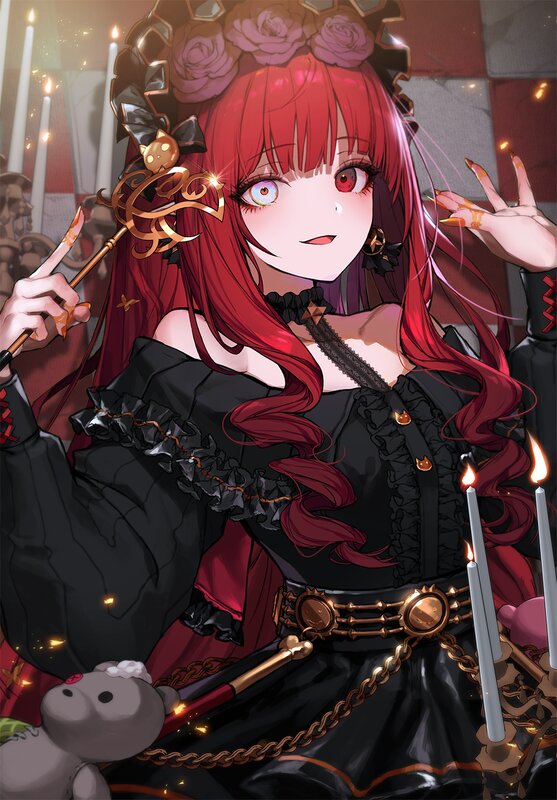 Red-haired Girl with Wand — Red